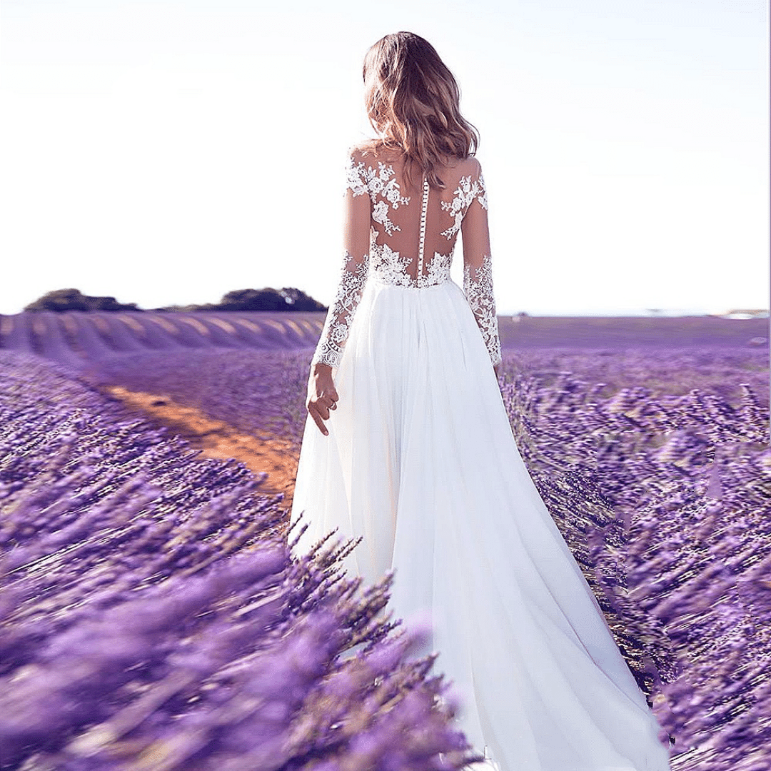 Vestito da Sposa Boho Chic in Pizzo