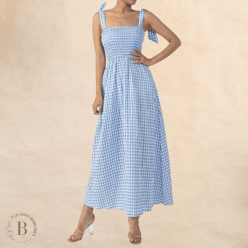 Vestito quadretti bianco e 2025 nero