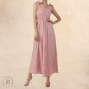 Vestito a quadretti bianco e rosso | Paradiso Bohemien