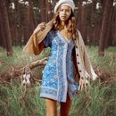 Vestito Tunica Corto Hippie