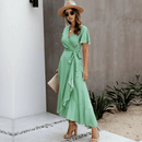 Vestito Verde a Pois