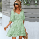 Vestito Verde Elegante Boho Chic | Paradiso Bohemien